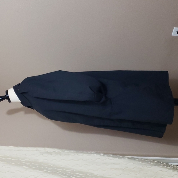 DSCP overcoat/trenchcoat Dark Navy blue, button up, size 44R - Picture 2 of 13